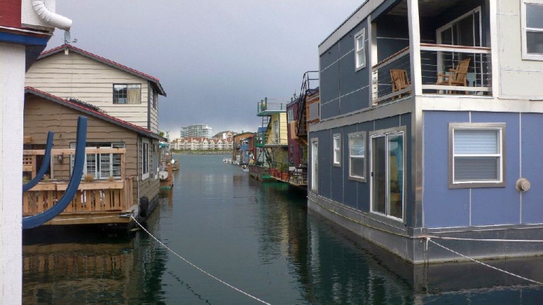 Vancouver encore maisons flottantes